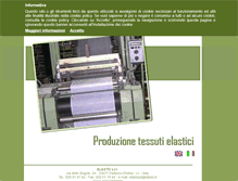 Tablet Screenshot of elasto.it